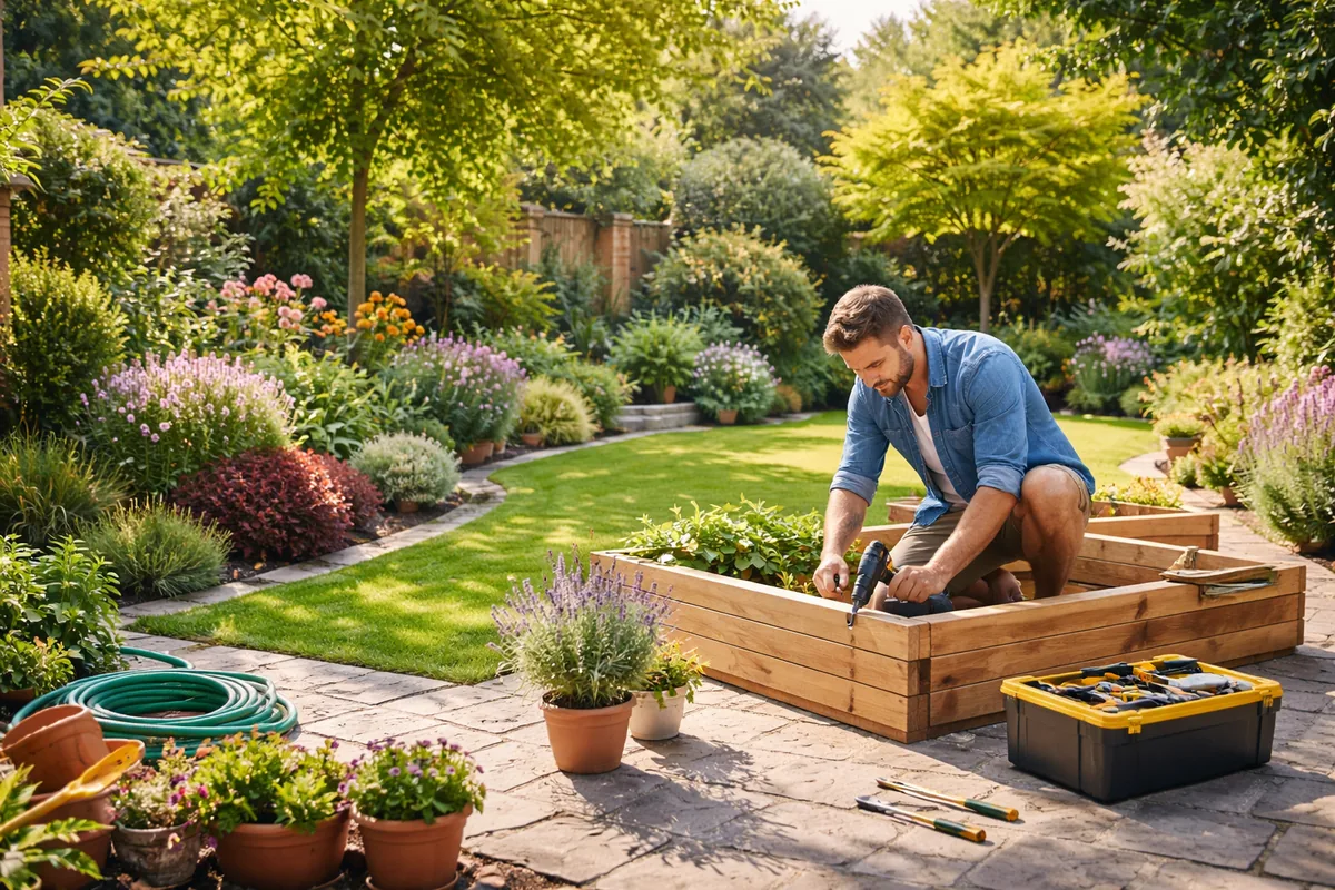 Comment réaliser des travaux de bricolage pour améliorer l'esthétique de son jardin