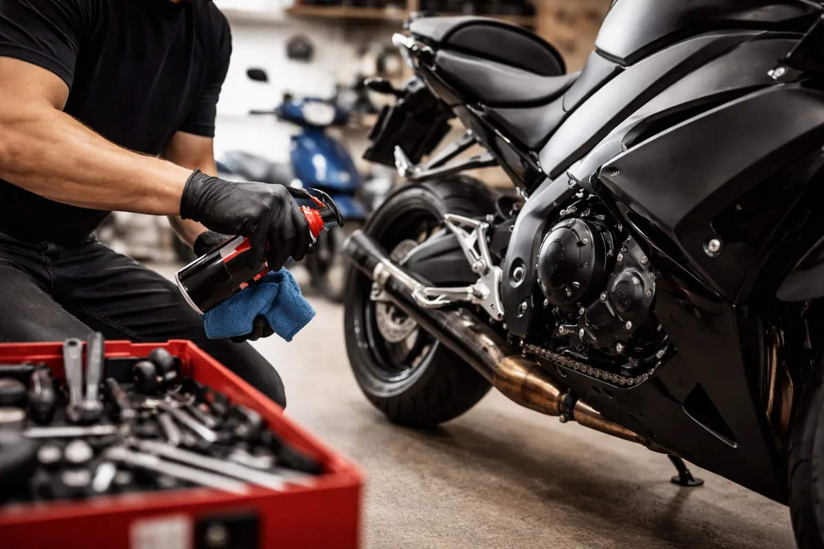 Comment effectuer l'entretien préventif d'une moto ou d'un scooter